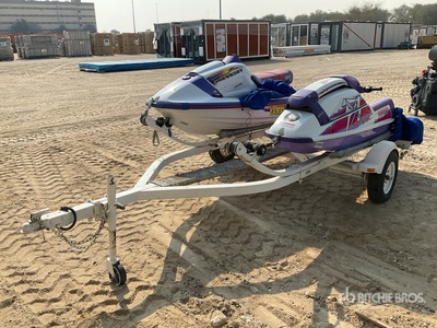 Yamaha Quantity of (2) Bateau pour ski nautique w/ Trailer