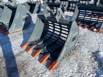 2025 SEC 58 in Q/C Skeleton Cazo para excavadora - Fits Cat 320, Hitachi ZX200, John Deere 200