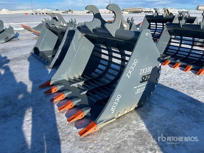 2025 SEC 68 in Q/C Skeleton Godet d'excavatrice - Fits Cat 330, Hitachi 330, John Deere 330 (Unused)