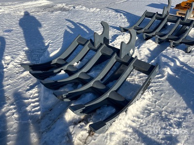 2025 SEC 66 in Q/C Râteau d'excavatrice - Fits Hitachi 270, 240, John Deere 270, 240