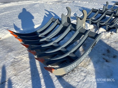 2025 SEC 72 in Q/C Râteau d'excavatrice - Fits Cat 330, Hitachi 330, John Deere 330