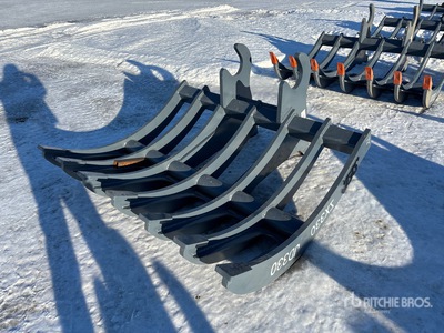 2025 SEC 72 in Q/C Râteau d'excavatrice - Fits Cat 330, Hitachi 330, John Deere 330