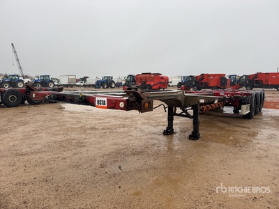 2016 Fliegl Tri/A Extendable Semi-Remorque Porte-Container Containerchassis