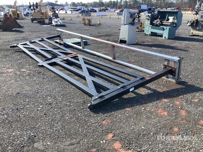 20 ft x 6 ft 10 in Wrought Iron Bi-Parting Livestock Gate