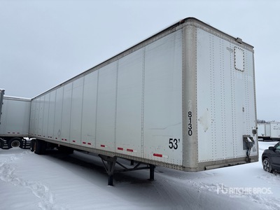 2007 Wabash 53 ft x 102 in T/A Van Trailer