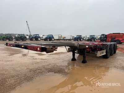 2016 Fliegl SDS Tri/A Extendable Semi-Remorque Porte-Container Containerchassis