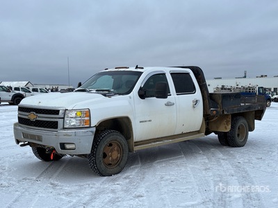 2012 Chevrolet Silverado 3500HD 4x4 Crew Cab Camión Caja Abierta