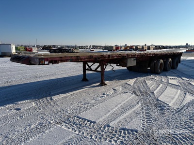 1990 Art Tec 45 ft Tri/A Flatbed Trailer (Inoperable)