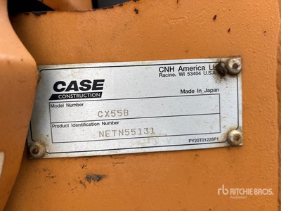 2013 Case CX55B Mini Excavator