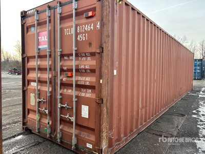2010 40 ft High Cube Storage Container