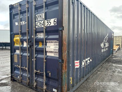 2008 40 ft High Cube Storage Container