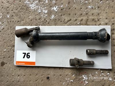 1000 PTO Shaft, (2) 540 PTO Converter, (1) 1000 PTO Converter