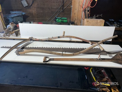 Miscellaneous Antique Scythe & Saw