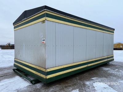 20 ft x 10 ft Skid-Mounted Storage Shack