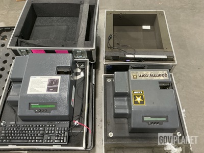 (2) NewBold Addressograph Embossing Machines w/Cases