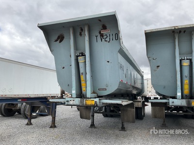 2021 Fruehauf DBRNDHT232W 30 ft T/A Frameless Remolque de Volteo Tipping Trailer