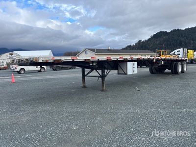 2001 Lode King 48 ft T/A مقطورة مسطحة