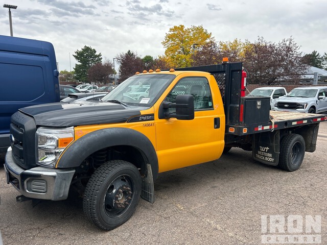 2013 Ford F-450 4x4 Flatbed Truck (Inoperable)