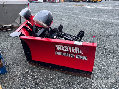 Western MVP Plus 8 ft 6 in Power-V Snow Plow - Fits Truck