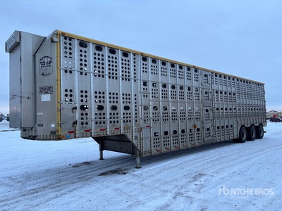 2000 Merritt 53 ft Tri/A Remolque para ganado