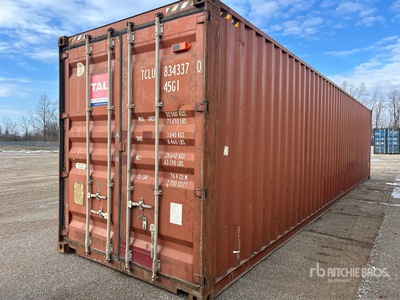 2011 40 ft High Cube Storage Container