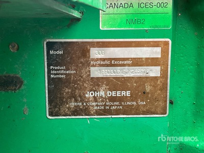 2018 John Deere 30G Mini Excavator