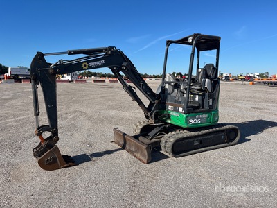 2018 John Deere 30G Minigraafmachine