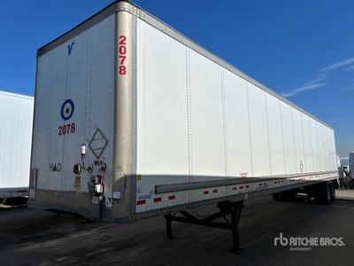 2017 Vanguard 53 ft x 102 in T/A Van Trailer