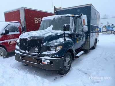 2012 International TerraStar 4x2 Extended Cab Utility Truck (Inoperable)