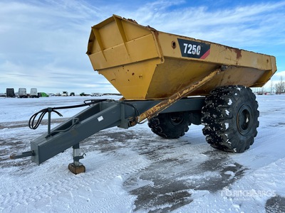 Cat 7250 17 ft S/A 25 Ton Off Road Tipping Trailer