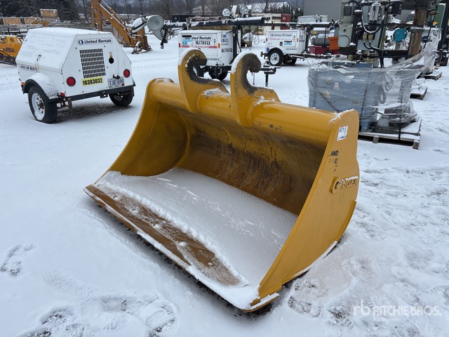 Garier Garier HD 72 in Q/C Cleanup Excavator Bucket - Fits John Deere 190W ...