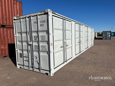 2025 40 ft High Cube Multi-Door Storage Container