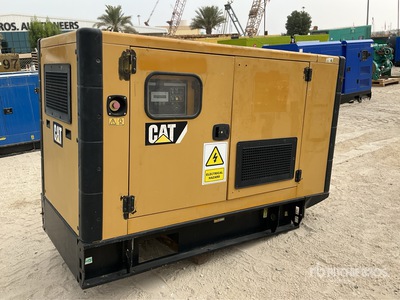 2017 Cat DE65E0 65 kVA Skid-Mounted Zestaw prądotwórczy