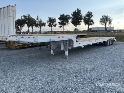 1980 Vulca FTD-80 48 ft Tri/A Single Drop Plataforma de Escalon / Step Deck Trailer