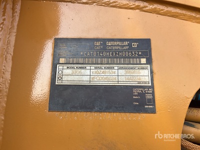 2008 Cat 140H Niveleuse à moteur