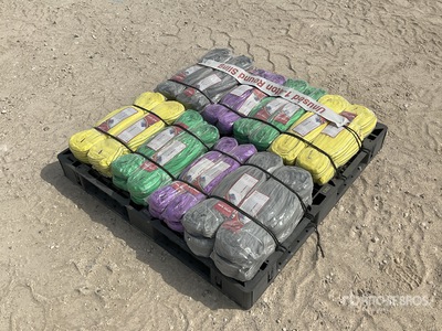 Quantity of (32) 1- 4 Ton 1 - 4 ton Round Lifting Sling (Unused)