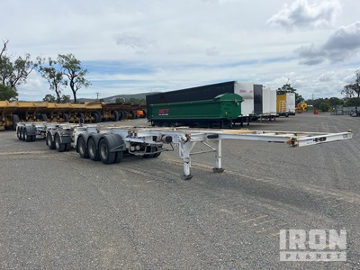 2021 MaxiTrans 25.8 m Tri/A A-Double Combination Remolque Portacontenedores