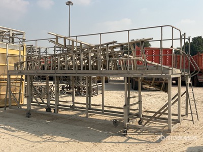 Quantity of (2) Workshop Moveable Ladder