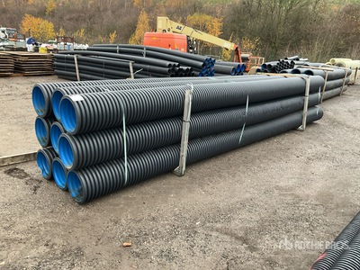 Quantity of (9) 6M Length Drainage Pipe