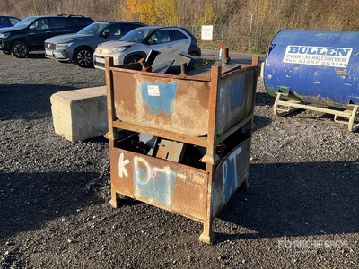 Quantity of (2) Stillages Of Steel Fence Post Brackets