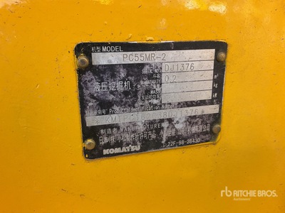 2014 Komatsu PC55MR-2 Pelle Hydraulique sur Chenilles