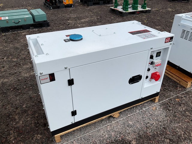 2025 ACCODR ACC-12 12 kVA Skid-Mounted Planta de Luz (Sin Usar) / Generator Set (Unused)