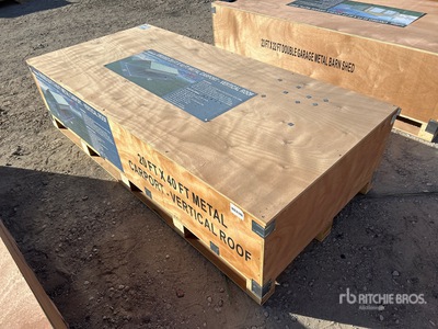 2025 AGR-MC2040   20 ft x 40 ft Steel Carport (Unused)