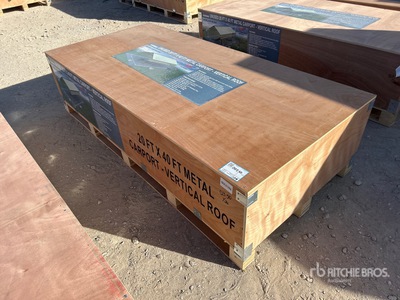 2025 Rhino AGR-MC2040   20 ft x 40 ft Steel Cochera (Unused)