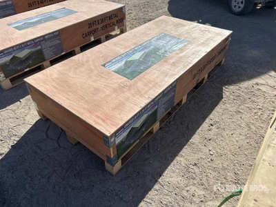 2025 Rhino AGR-MC2030   20 ft x 30 ft Metal مظلة سيارات (Unused)