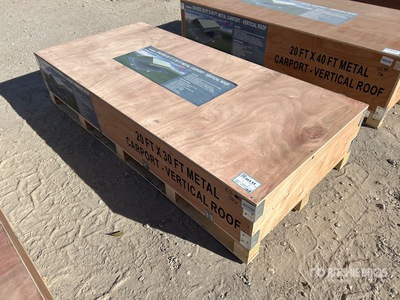 2025 Rhino AGR-MC2030   20 ft x 30 ft Metal مظلة سيارات (Unused)