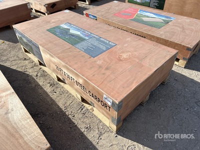 2025 Rhino AGR-MC2030   20 ft x 30 ft Metal مظلة سيارات (Unused)