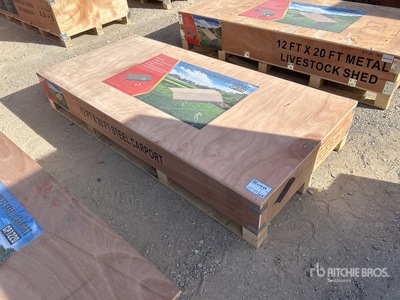 2025 CP1220   12 ft x 20 ft Steel Carport (Unused)