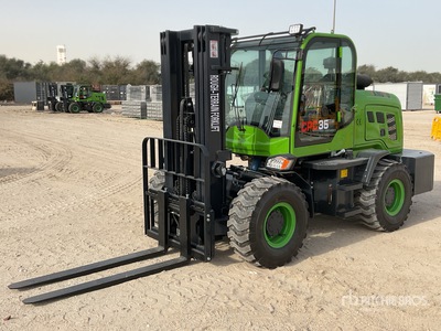 TANGYU CPC35 3.5 ton 4x4 を見 Rough Terrain Forklift (Unused)