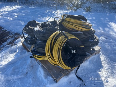 Quantity of (8) 16 in x 25 ft High Temp Duct